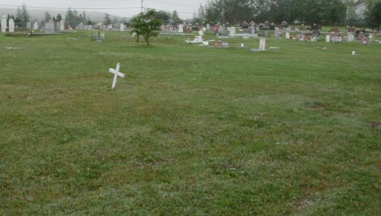 view of empty cemetery